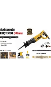Resim Meşem 107 710W Tilki Kuyruğu Kılıç Testere 105MM 