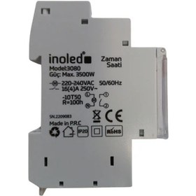 Resim İnoled 3080 ,220vac 15dk Mekanik Zaman Saati 