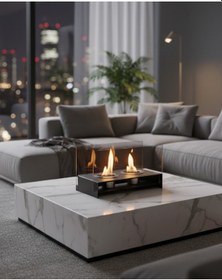 Resim Reyo Stove Kuvars Masaüstü Bioethanol Şömine 