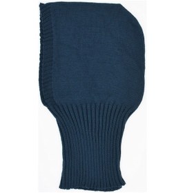 Resim Balaclava Kadın Triko Kar Maskesi Bere Boyunluk Gece Mavisi Koyu Mavi Standart 