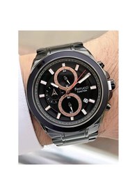 Resim Ferrucci Fc51390 Çelik Siyah Fonksiyonlu Takvimli Erkek Kol Saati 