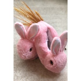 Resim Ucc Kadın Pembe Tavşanlı Panduf 