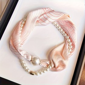 Resim 2'li set yeni boyun eşarp, şık ve modaya uygun her mevsim için kadınlar için zarif eşarp, stilini tamamlayan temel aksesuar, basit ve çok yönlü eşarp, Anneler Günü hediyesi, düşünceli bir hediye. Zincir tokası şekli rastgele 