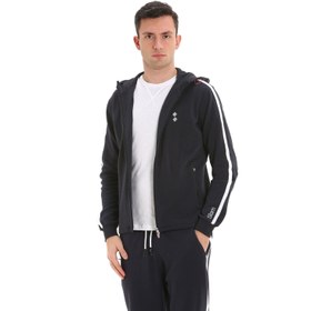 Resim Slam Erkek Sweatshirt E53 Beyaz/Kırmızı/Lacivert 