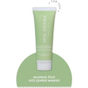 Resim Mia Herba Canlandırıcı ve Salatalık Özlü Göz Çevresi Maskesi 50 ML 