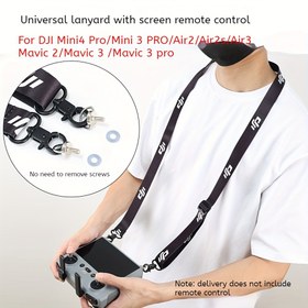 Resim DJI Mini 4 Pro / Mini 3 Pro / Air 2S / Air 2 / Air 3 / Mavic 2 / Mavic 3 / Mavic 3 Pro Evrensel Askı ile Ekranlı Uzaktan Kumanda - Hiçbir Vida Gerekmez 