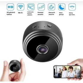 Resim Genel Markalar 2k (fhd) Mini Gizli Kamera - Kablosuz Wif Ozellikli Güvenlik Kamerasi 