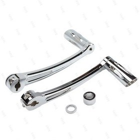 Resim Hightower Beyaz Vites Göstergeli Motor Vites Kolu, Krom Kaplama 