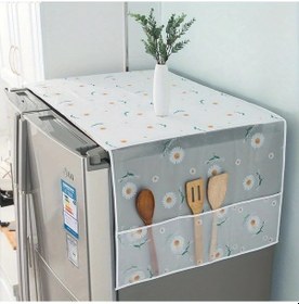 Resim Hightower 1/4 Parça Çok Amaçlı Buzdolabı Toz Örtüsü Cep Modern Dekoratif Depolama Organizer 