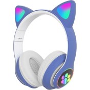 Resim Concord Kedi Kulaklı Bluetooth 5.0 Rgb Ledli Patili Kulaklık Renkli Stn - 28 Stn-28 