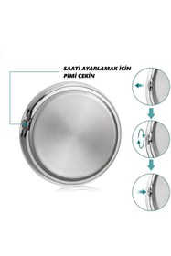 Resim DailyTech Aydınlık Araç Araba Tekne Bisiklet İçin Mini Kuvars Saat 