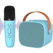 Resim Ximistore9 Mavi P2 Kablosuz Bluetooth Hoparlör - 1 Mikrofonlu Karaoke Sistemi, Echo Efekti, 6w Güç, 2000mah Pil 