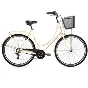 Resim Bisan Paradise S 28 Jant 54 Cm Kadro 7 Vites Şehir Bisikleti - Krem 