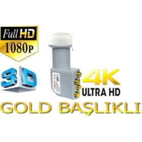 Resim Dörtlü 4 Lü Lnb Elembi 4K 3D Full Hd Uyumlu 4 Konnektör 