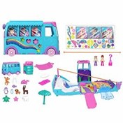 Resim Polly Pocket Hayvancıkların Karavan Macerası Oyun Seti JCC22 
