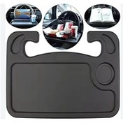 Resim Coofbe 42x28 Direksiyon Sehpası Araç İçi Yeme İçme Sehpa Tepsisi Araç İçi Laptop Masası Araç Tepsisi 