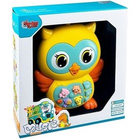 Resim Jlg-855-101a Kut Işıklı Ve Müzikli Baykuş Bebek 