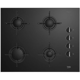 Resim Beko Bocd T 6511 Es Siyah Cam Ankastre Ocak 