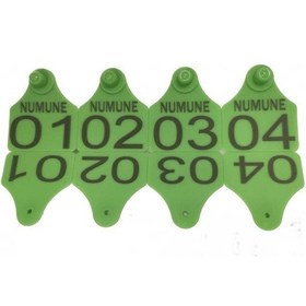 Resim 300 Adet Yeşil Renk Küçükbaş Koyun-keçi Hayvan Küpesi 