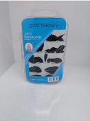 Resim Gold Beauty Mat Siyah Takma Tırnak 100'lü 