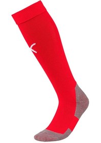 Resim Puma Team Liga Socks Core Futbol Tozluk 70344101 Kırmızı-Kırmızı-4 