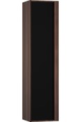 Resim VitrA Metropole 58204 Boy Dolabı, 40 Cm, Erik - Siyah Akrilik Cam / Sol 