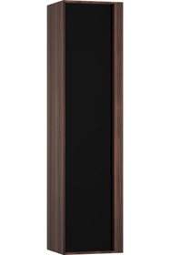 Resim VitrA Metropole 58204 Boy Dolabı, 40 Cm, Erik - Siyah Akrilik Cam / Sol 