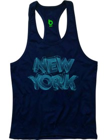 Resim BLUU Newyorkstr Fitness Gym Tank Top Sporcu Atleti 