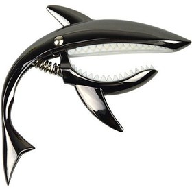 Resim Gitar Capo Çinko Alaşım Profesyonel Akustik Gitar Capo Siyah 