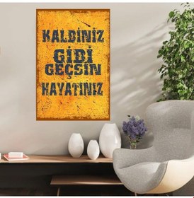 Resim Ahşap Retro Mdf Poster , Komik Sözler , Duvar Yazıları , Manzara , Tarih , Edebiyat - Tbl0446 