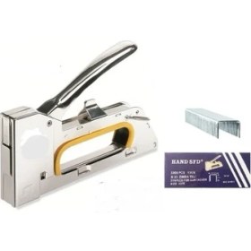 Resim moon Profesyonel 8 mm Mekanik Zımba Tabancası ve 5000 Adet Tel 