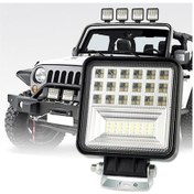 Resim Wondernest Suv Spot Spot Sones Şeklinde Projektör Led Kare Işıkları Işık İnç Dc Çalışma Beyaz Araba Ampuller, Adet 9-30v 4 20w 2 / Bm 