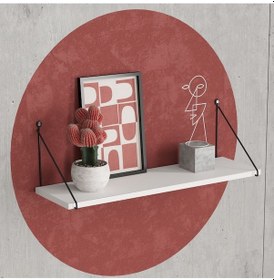 Resim Decormet Armoni Raf Seti 1 Raflı 200 720 Beyaz Beyaz 