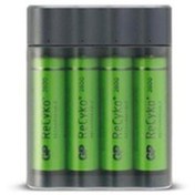 Resim GP X411 AA 2700 mAh Şarjlı Kalem Pil 4 Adet + Şarj Cihazı Gpx411270AAHCEMTB-2EAB4 