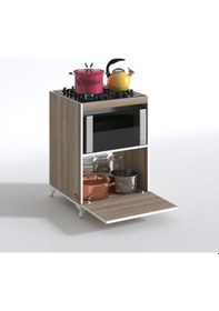 Resim Kenzlife ocak dolabı demi crd 85*60*57 mutfak modül mini fırın ankastre ocak için 