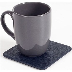 Resim Turgut Office Deri Bardak Altlığı Lacivert 3 Adet Lacivert 