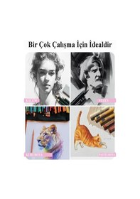 Resim Eskiz Defteri A4 50 Yaprak 100 Gr 1 Adet 36 Renk Çift Taraflı Marker Kalem 36 Adet Touch Çift Uçlu 