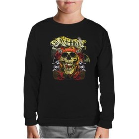 Resim Lord Tshirt Guns N'Roses Siyah Çocuk Sweatshirt (403569925) 