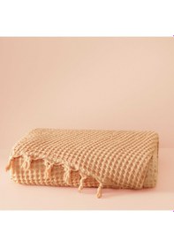 Resim Taç Butik Alaçatı Pike Pamuk Çift Kişilik Pike Somon 000000001500222182 Somon 