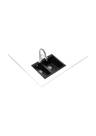 Resim Teka Forsquare 590 Tg Çift Hazneli Tegranite+ Eviye - Siyah - 115260019 