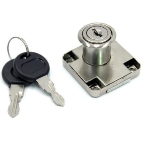 Resim Ormaxx 555 Kare Çekmece Kilidi DV-138.CN Ø:18 mm 