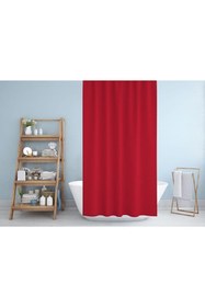 Resim Tropikhome Banyo Perdesi - Tek Kanat Duş Perdesi, Polyester Kumaş Duşakabin Perdesi 180x200 Cm Küvet Perdesi 