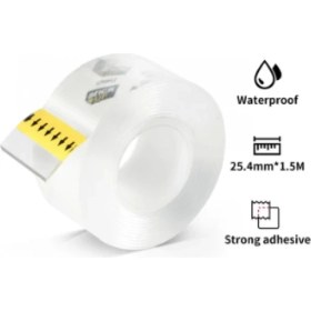 Resim Deli A35201 Şeffaf Montaj Bandı 25.4mmx1.5m Blister 