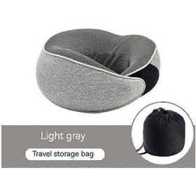 Resim Flyhugz Boyun Yastığı Flyhugz Seyahat Yastığı Wander Plus Seyahat Yastığı Gümüş Gri 