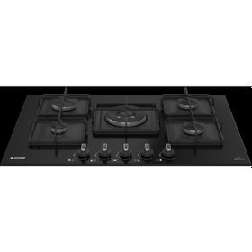 Resim Arçelik OCD K 752 EWS Wok Gözlü Siyah Cam Ankastre Ocak 