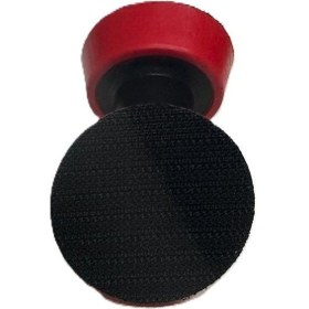 Resim Mini Polisaj Makina Tabanı 75 Mm Cırtlı Profesyonel Detay Pasta Cila Tabanı 