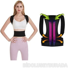 Resim Markaflex Balenli Bel Ve Sırt Korsesi Sporcu Korsesi Destek Korsesi 