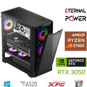 Resim ETERNAL POWER RYZEN 7 5700X 32G DDR4 1TB M.2 RTX3050 A520 M650W 