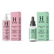Resim Hoito yüz temizleme jeli 200ml & hyalüronik asit serum 30ml 2'li set 