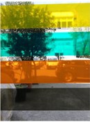 Resim Tranparan Renkli Cam Folyosu 